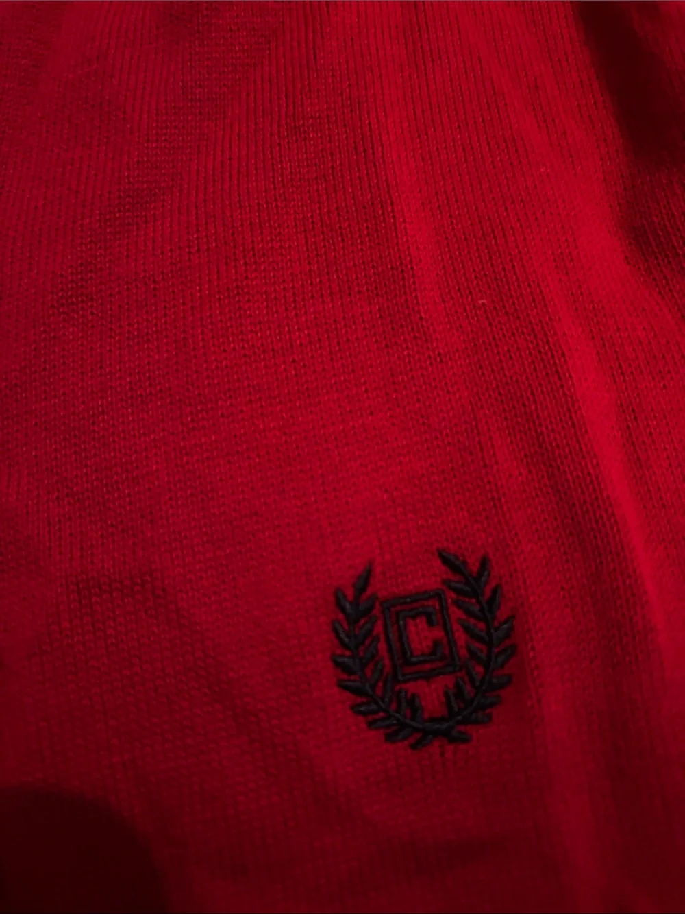 Chaps Red V-Neck Sweater Vest - Classic Knit